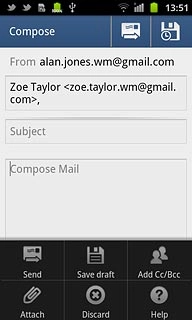 Press Attach.Go to the required folder.