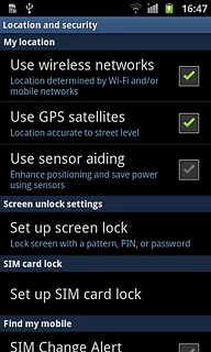 Press Set up screen lock.
