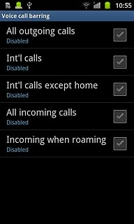 Incoming when roaming