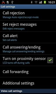 Press Additional settings.