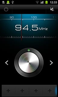 Turn the key to select the required frequency
