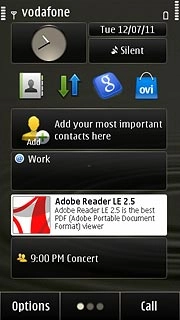 The silent mode icon shows that all sound signals are turned off.Further information:Turn silent mode on or off