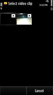 Press the required video clip.