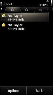 Press the required picture message.