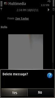 Press Yes to confirm.