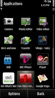Press the application you've just downloaded.Follow the instructions on the display to use the application.