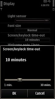 Drag the indicator to select the required period.