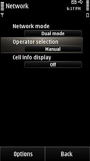 Press Operator selection.