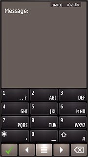 Press the menu icon.