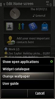 Press Change wallpaper.