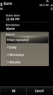 Press the required repetitions.