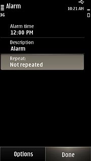 Press Done to save the settings.