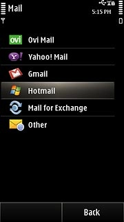 Press the required provider.