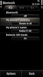 Press My phone's visibility.