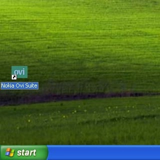 Start the program Nokia Ovi Suite on your computer.