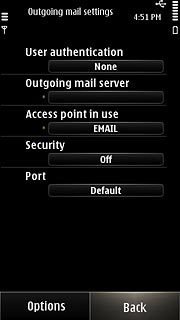 Press Back three times.