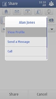 Press your profile picture.Press View Profile.