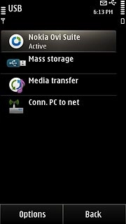 Press Nokia Ovi Suite.