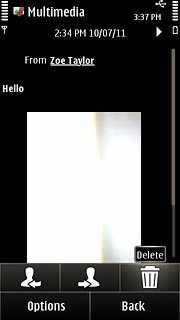 Press the delete icon.