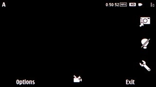 To turn on video light:Press the video light icon.