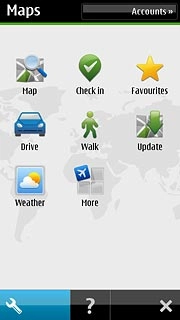 Press the settings icon.