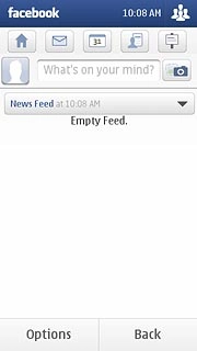 Press the drop down list below your profile picture.