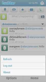 Press Refresh.Read replies to your status updates.