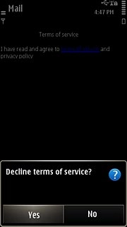 Press Yes to confirm.