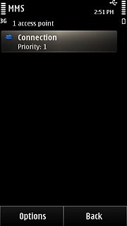 Press the data connection you've just created.