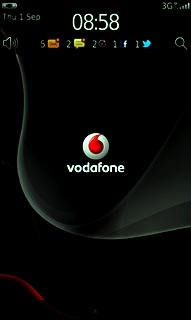 The 3G icon shows that 3G is available. If 3G isn't available, a different network mode is automatically selected.Further information: Select network mode