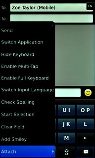 Press Attach.Choose one of the following options:Insert picture, go to 4a.Insert video clip, go to 4b.Insert audio file, go to 4c.