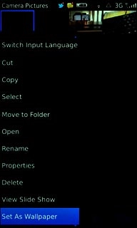 Press Set As Wallpaper.