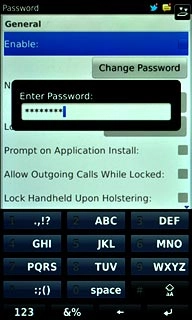 If the phone lock code is turned off:Key in the phone lock code and press Enter.