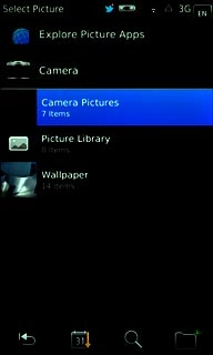 Press the required folder.