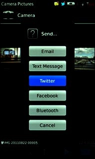 Press one of the following social networks:Twitter, go to 3a.