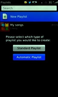 If you selected Automatic Playlist in step 2: