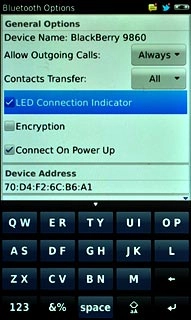 When the box next to the menu item is ticked (V), the function is turned on.
