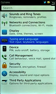 Press Typing and Language.