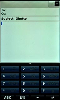 Press the required number or the required symbol.