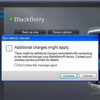 Select Connect.An internet connection from your computer via your phone is established.