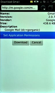 Press Set Application Permissions to turn on the function.
