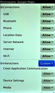 Press the drop down list next to Interactions.