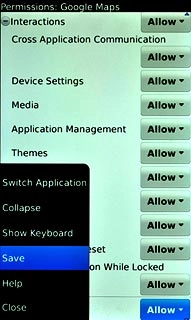 Press Save.Google Maps is downloaded and installed.