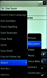 Press Document.Go to the required folder.