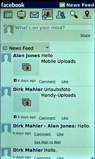 Press the upload picture icon.