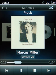 To go to the next audio file:Press arrow right.