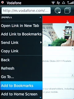 Press Add to Bookmarks.