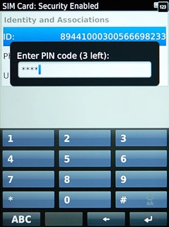 Key in your current PIN and press Enter.