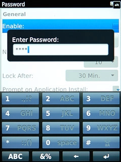 If the phone lock code is turned off:Key in the phone lock code and press Enter.