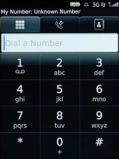 Press the call list icon.